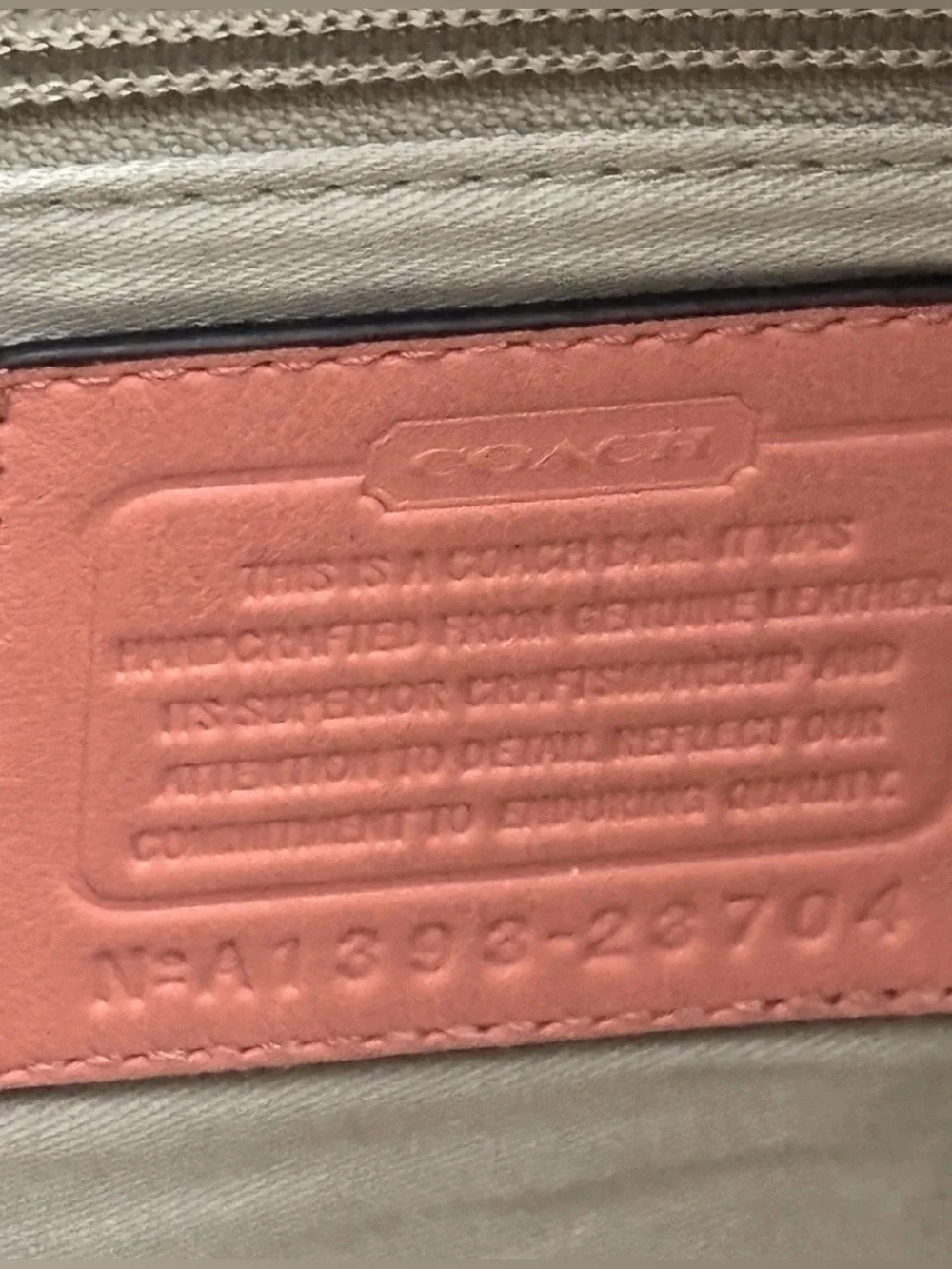 Women's Coral Leather Shoulder Bag with Front Pocket
